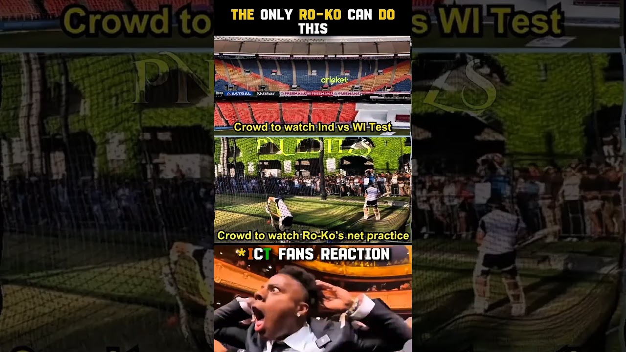 Rohit Sharma’s Net Practice Turns Into a Stadium Atmosphere! Crowd Erupts 😍🔥” 