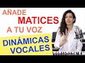 MATICES en la VOZ, Colores de voz. Las DINAMICAS  musicales: ¿Cómo se hacen? Lección 11