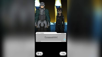 KIRITO vs GLEAM EYES!! Sword Art Online - Memory Defrag