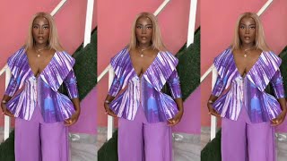 Box Pleated Jacket with Collar & No Waist Joining [Sewing]