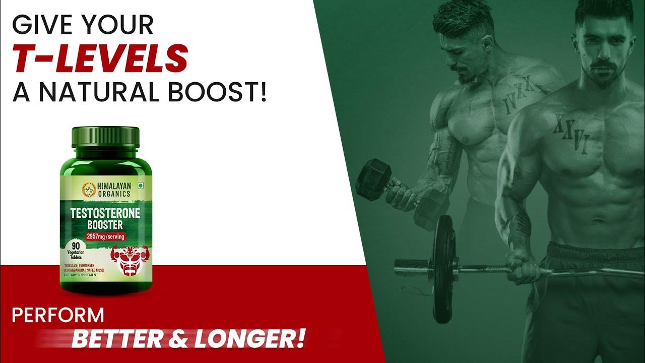 Himalayan Organics Testosterone Booster Supports Muscle & Energy
