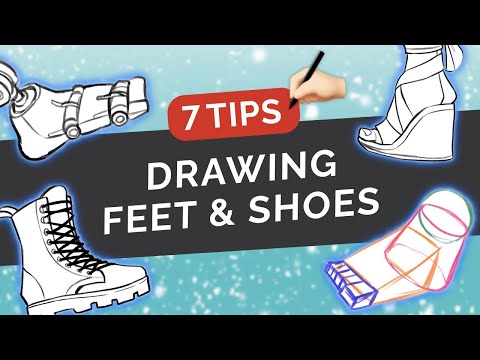 How to Draw FEET & Shoes - Art Tutorial (Livestream Highlights)