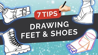 How to Draw FEET & Shoes - Art Tutorial (Livestream Highlights)