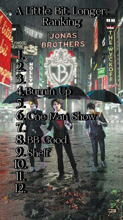 My A Little Bit Longer #albumranking #jonasbrothers #music #alittlebitlonger