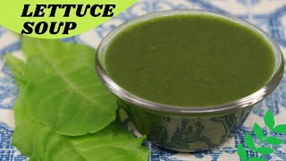 Lettuce soup | How to make quick 10 minutes lettuce soup | Quick weight loss lettuce soup