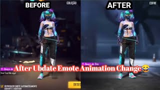 Free Fire Emote Animation Change After Ubdate😂 | Amazing Fact About Free Fire Ubdate #shorts #ff