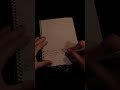 Crisp Pen Writing Sounds:)  #asmr