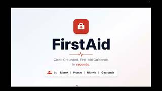 FirstAId Demo Video screenshot 5