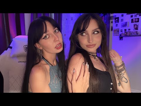 ASMR Giving Each Other INTENSE Tingles (Hairplay, Back Scratch, Story Trigger, ASMR on @beebeeasmr)