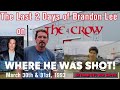 The Last 2 Days of Brandon Lee and where he was shot on the set of The Crow.  #brandonlee #theCrow