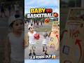 Baby vs Basketball… Who Wins? 🏀😳 | Tiny Hooper Takes the Shot