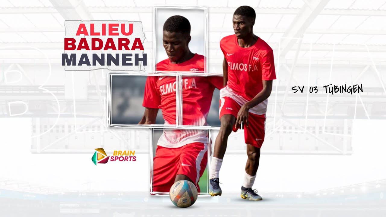 Alieu Badara Manneh • Midfielder • SV 03 Tübingen • Highlights 