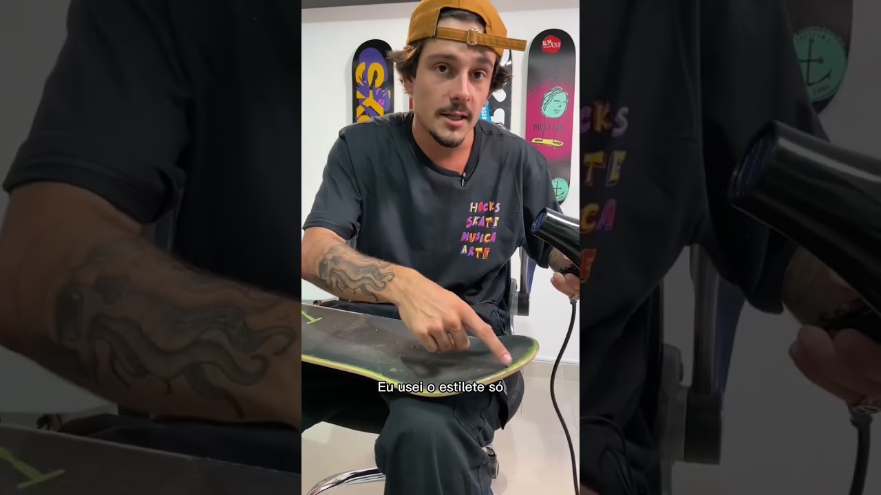 Como TIRAR a lixa do SKATE!