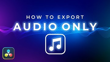 Export Audio Only in Davinci Resolve