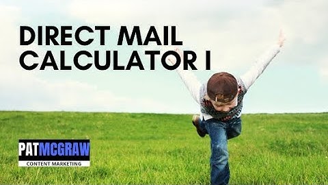 Direct Mail Break Even Calculator I