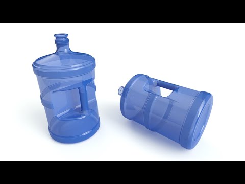 AutoCAD 3D Water Gallon 20 Litre Bottle