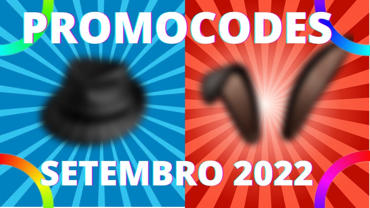PROMOCODES ROBLOX SETEMBRO 2022!! 