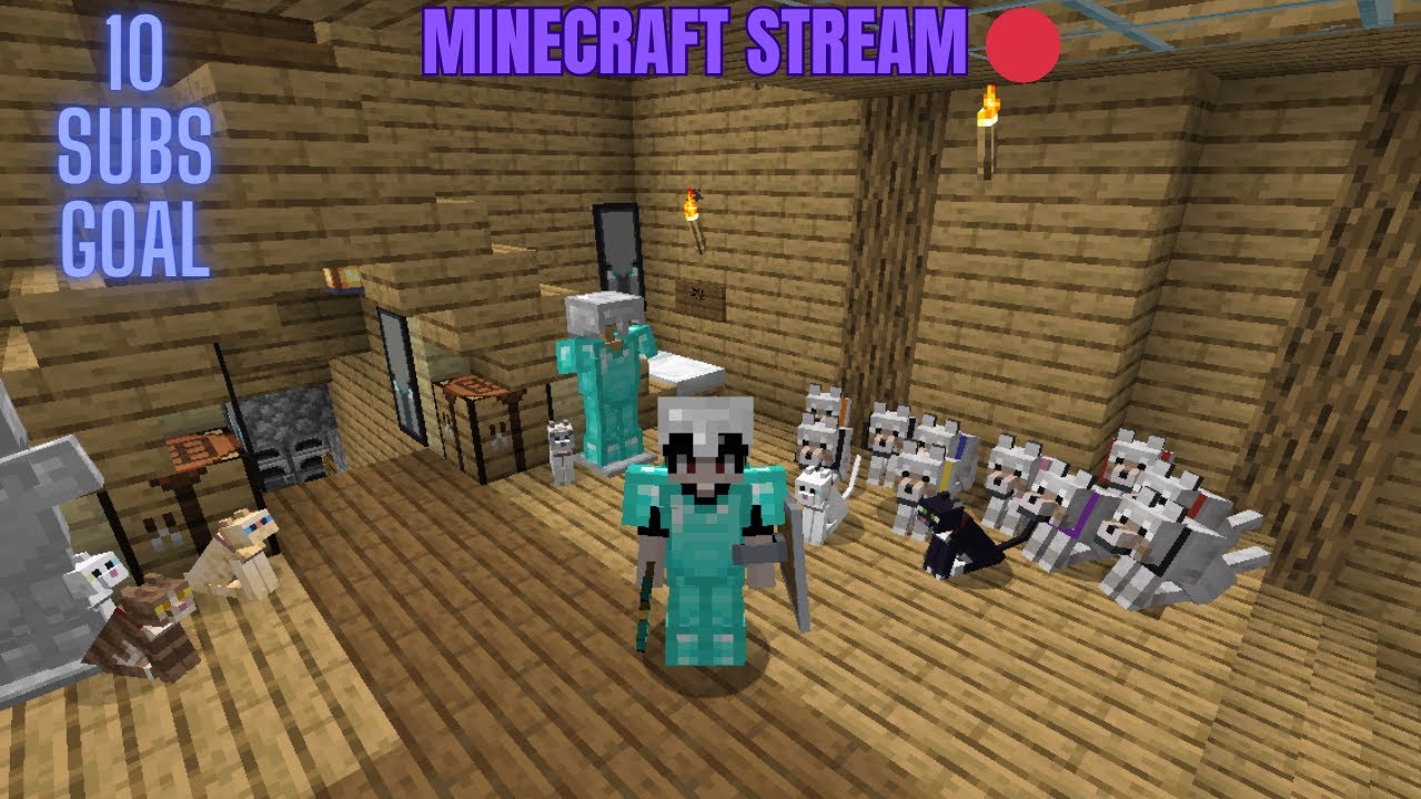 Normal minecraft stream - [🔴 Live Minecraft Stream! 🪓 Let's Reach 10 ...