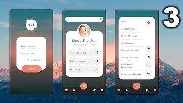 Travel Mobile App Concept - 3 | Convert UI Design to HTML, CSS using Bootstrap 4