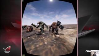 UE4 Oculus Rift DK2 + Leap Motion game prototypes - Monster Maze