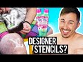 Men Try Nair Hair Removal with Designer Stencils - Will It Work?!