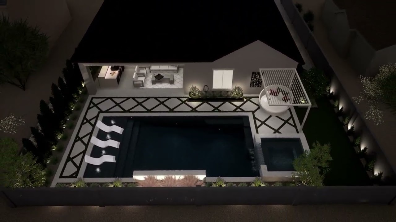 Arizona Backyard Oasis Design | 3D Landscape Designer Showcase