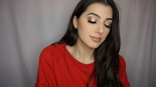 Bronze halo eye makeup tutorial