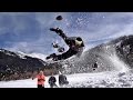 Snow sports battle  dude perfect