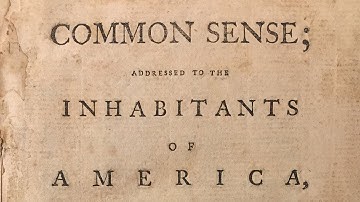 Common Sense by Thomas Paine, read by Professor Joanne Freeman