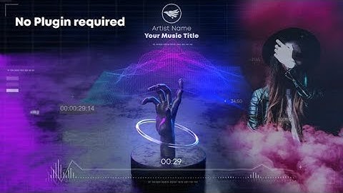 Hand Wave Music Visualizer AFTER Effects Template Videohive 30364228
