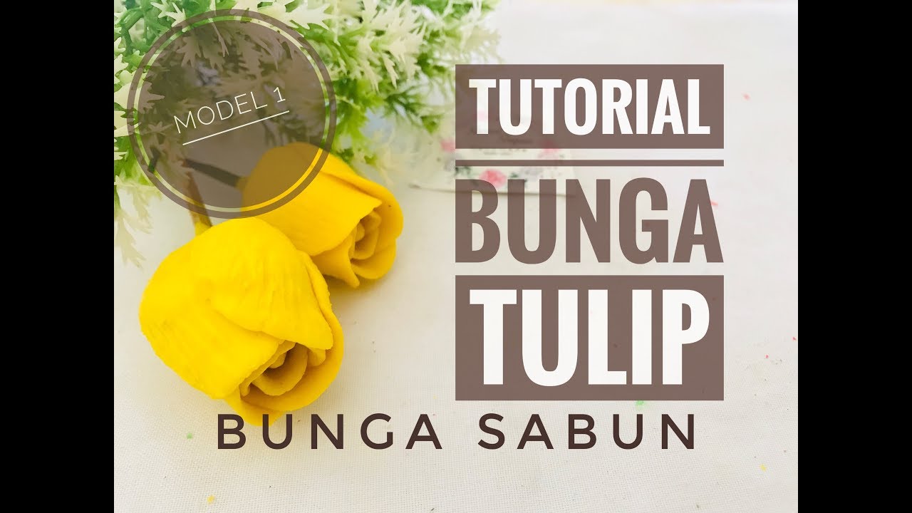 TUTORIAL MUDAH  MEMBUAT BUNGA TULIP CEPAT  DAN  MUDAH  UNTUK 