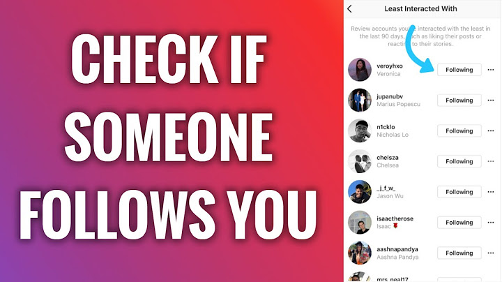 Can you see who follows you on instagram