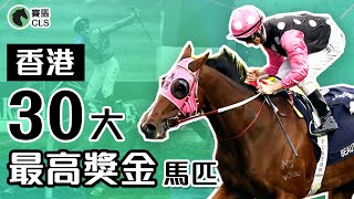 【香港賽馬】一條片睇16匹馬王　史上30大最高獎金馬匹