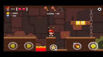 Super Mano Bros Adventure Jungle World - level 53