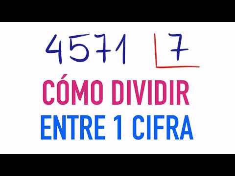 Aprender a dividir por 1 cifra :: 4571 dividido por 7