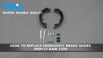 How to Replace Emergency Brake Shoes 2009-18 Ram 1500