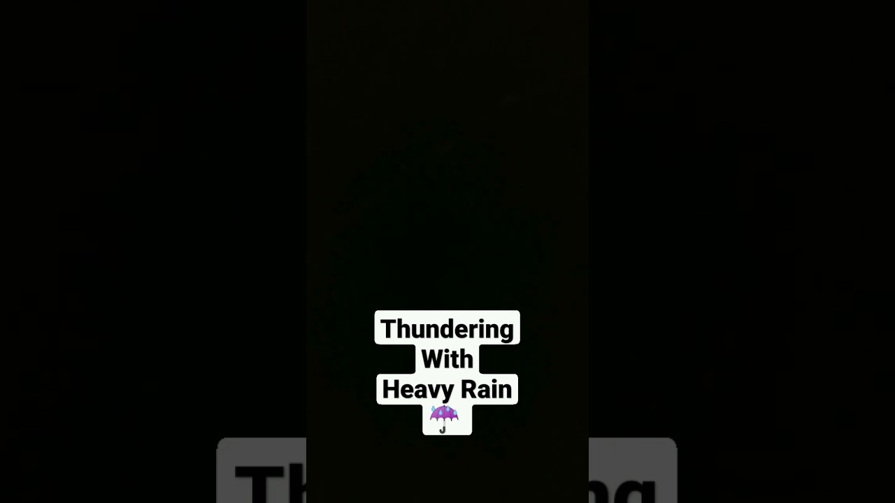 Thundering with heavy rain (no effects) #nature #sound adlı videoyu YouTube'da izle Thundering with heavy rain (no effects) #nature #sound adlı videoyu YouTube'da izle