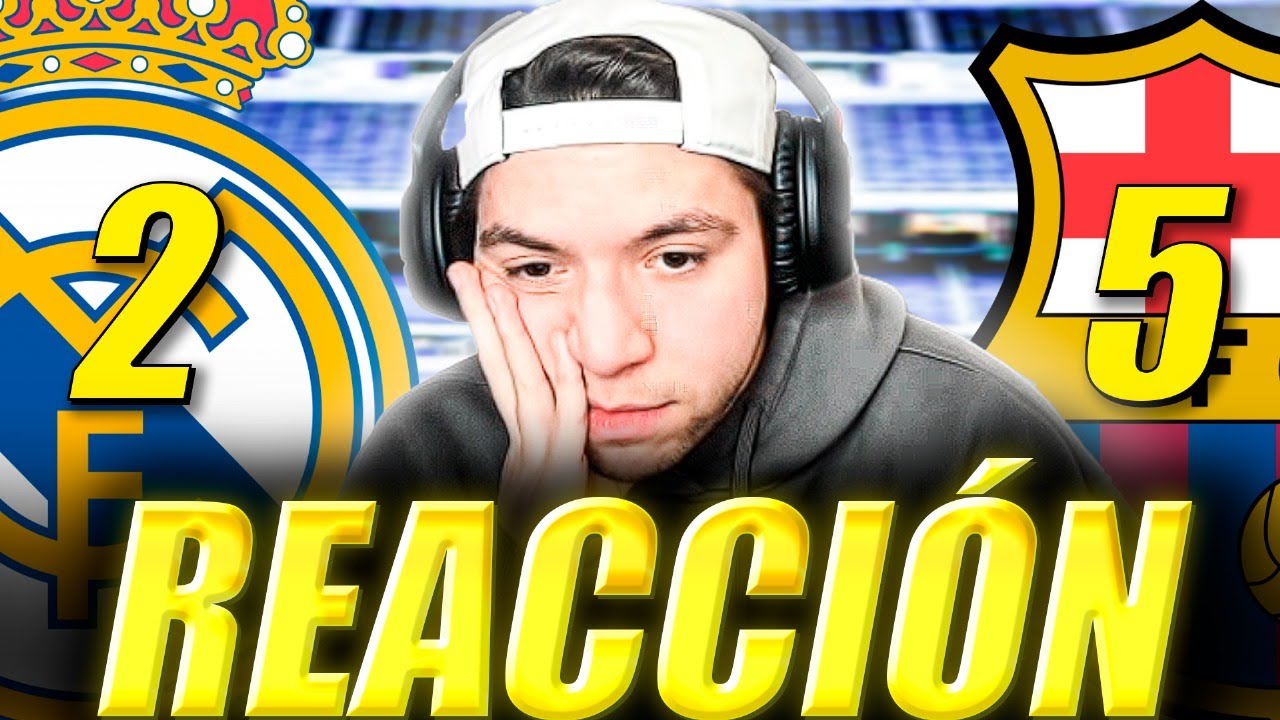 MADRIDISTA REACCIONA a la GOLEADA DEL BARCA AL REAL MADRID.