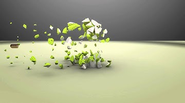 Blender 2.65 test build Motion blur & shatter test 2