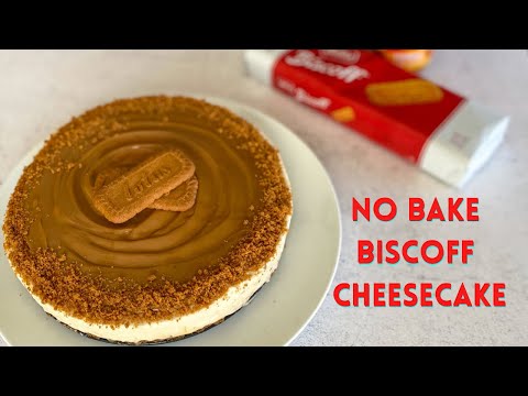 NO BAKE BISCOFF CHEESECAKE