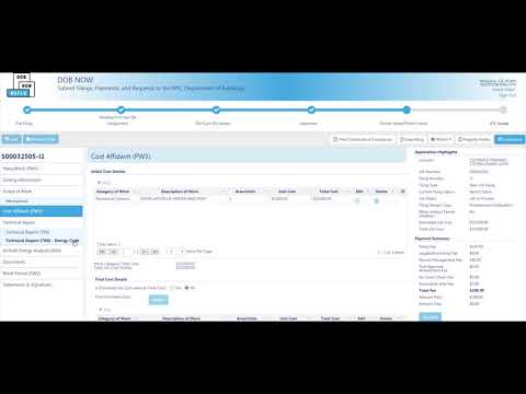 DOB NOW: Build – Quick Overview of a Job Filing