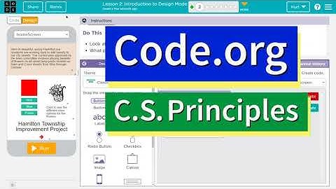 Code.org Lesson 2.1 Introduction to Design Mode | Tutorial with Answers | Unit 3 CS Principles
