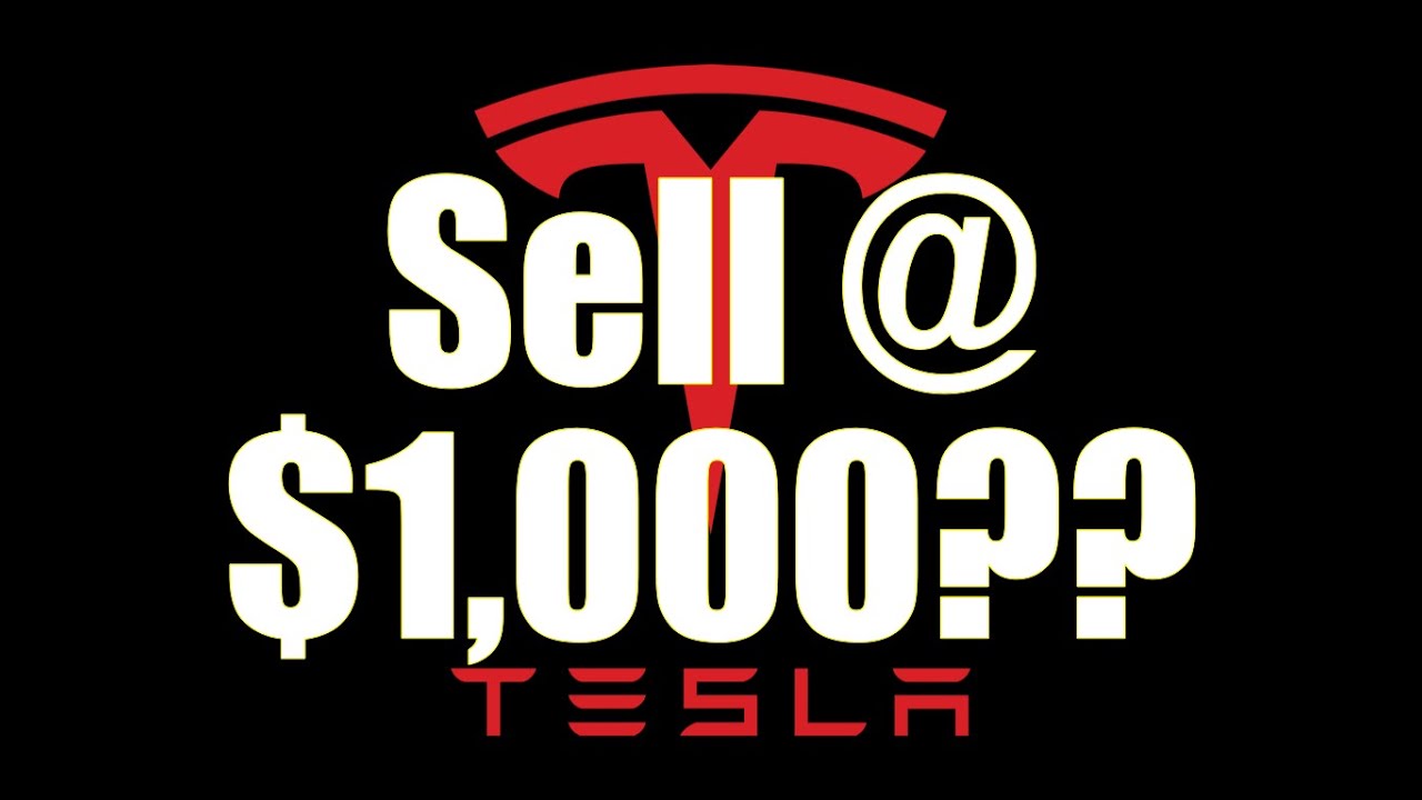 Is $1,000 POSSIBLE? Should YOU SELL Tesla Stock? The TRUTH! - YouTube