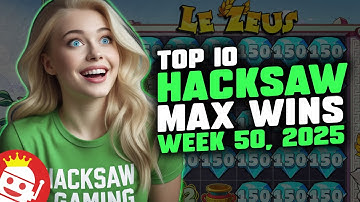 🔥 TOP 10 HACKSAW GAMING MAX WINS OF WEEK 50 / 2025 | REAL PLAYER WINS