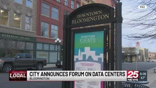 City of Bloomington to host data center public forum in May