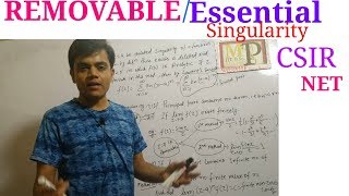 Removable Singularity and essential Singularity in Complex Analysis CsirUgcNetjrf|BSc|Msc|Btech|Mtec Profile