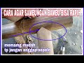 Cara Membuat Sambungan Bambu Agar Rapat dan Rapih || gazebo bambu