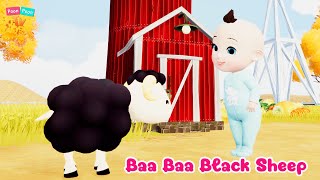 Baa Baa Black Sheep | Poon Poon TV Nursery Rhymes & Kids Songs