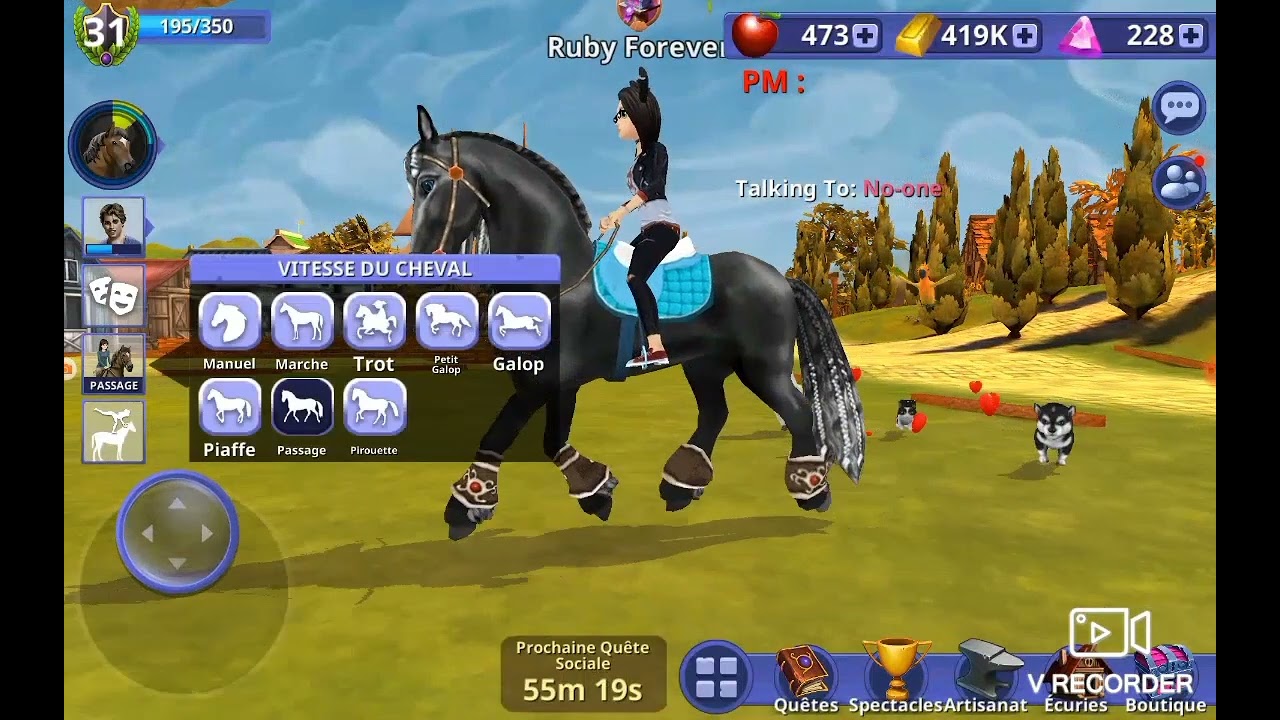 Horse Riding Tales - sifflet en bronze-