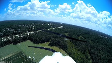 E-flite Apprentice S 15e - Power 25 Motor 1st flight almost a crash